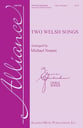 Two Welsh Songs SSAA choral sheet music cover
